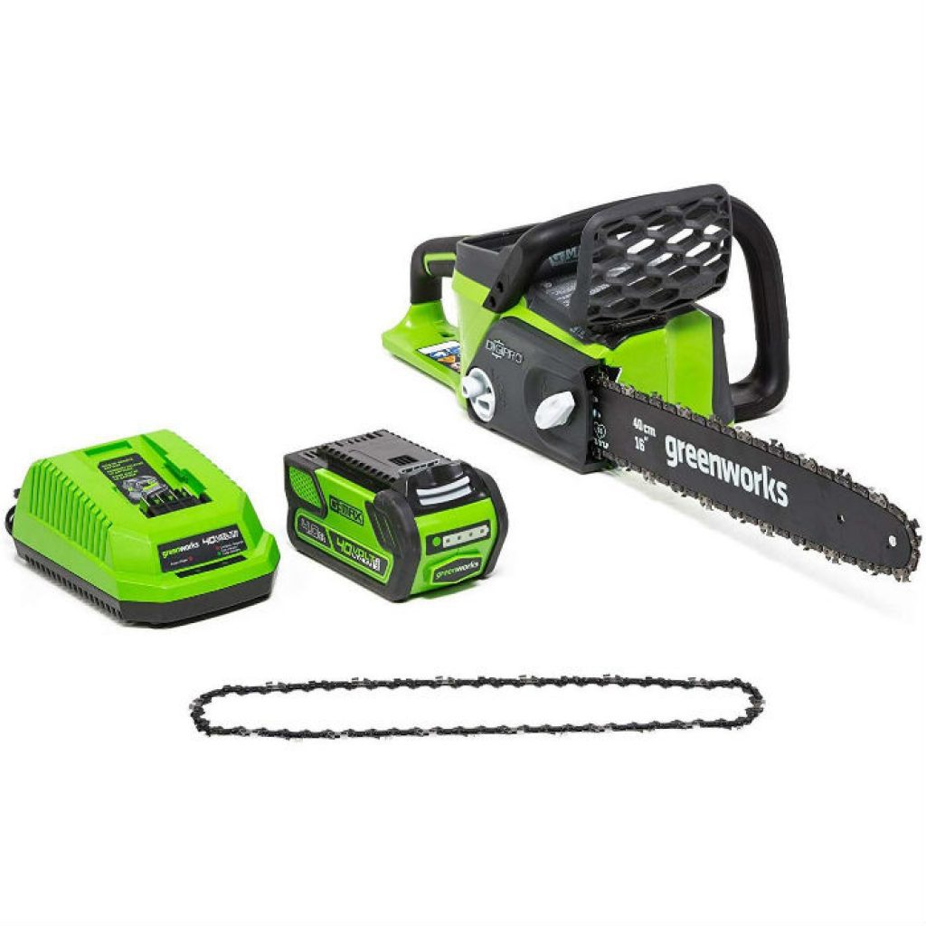 Greenworks 16 inch cordless chainsaw - photo 1