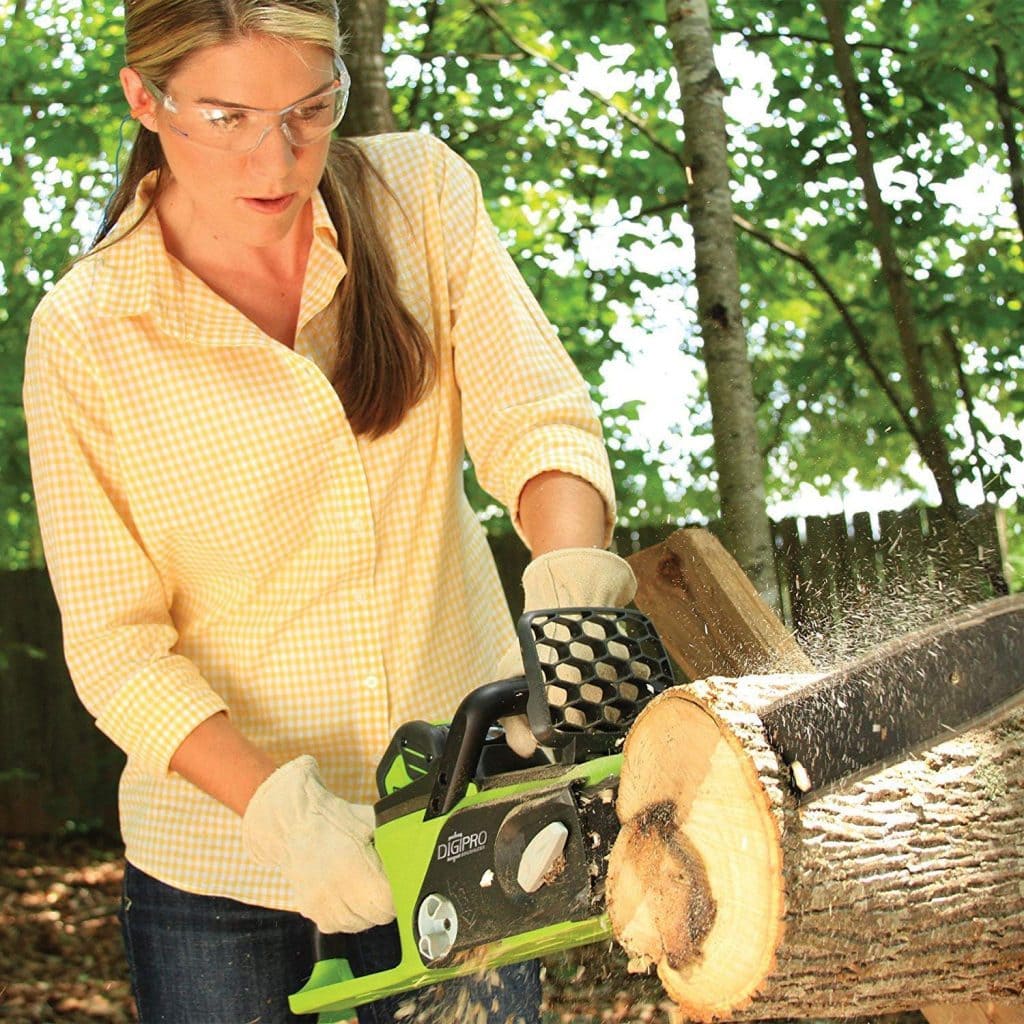 Greenworks 16 inch cordless chainsaw - photo 4