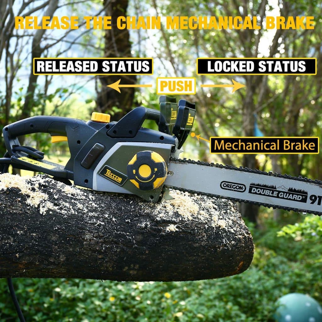 Teccpo electric chainsaw - photo 4