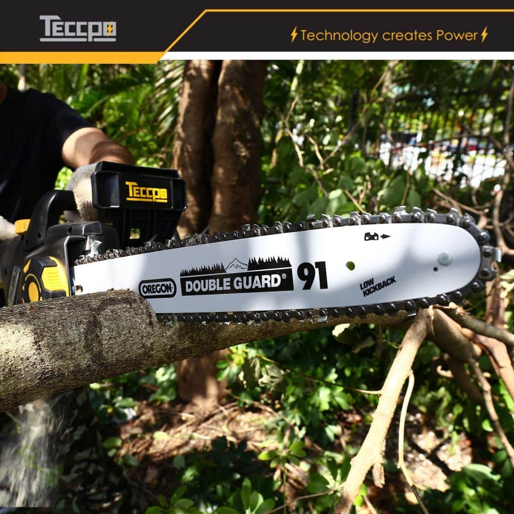 Teccpo electric chainsaw - photo 2