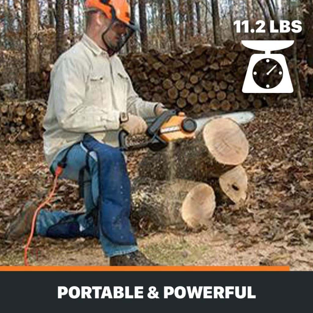 Worx wg304 chainsaw - photo 4