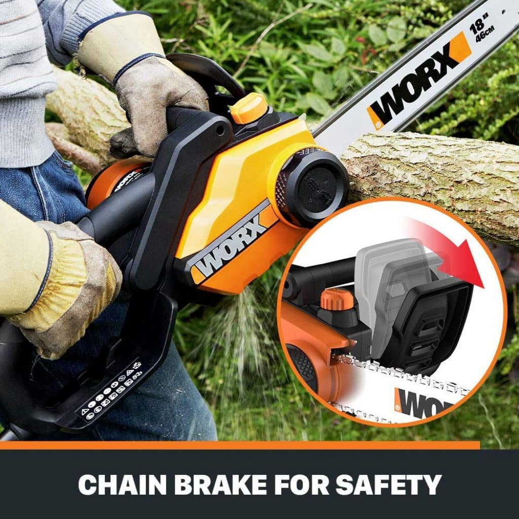 Worx wg304 chainsaw - photo 3