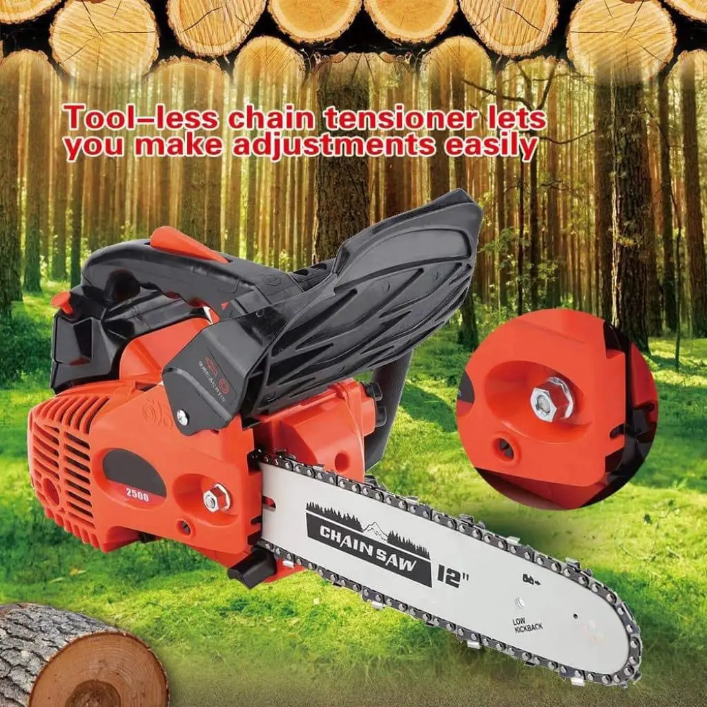 Yosooo 900W 12 Portable Gasoline Chainsaw Wood Cutting Grindling Machine Electric Durable