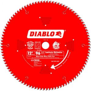 Freud-D1296L-Diablo-Melamine-Laminate-Flooring-and-Wood-Saw-Blade-12-Inch-Diameter-96t-TCG-1-Inch-Arbor