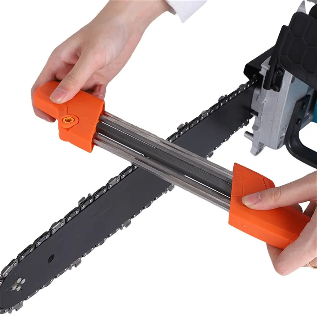 Easy & Portable Chainsaw Sharpener Chainsaw Chain Sharpener,Easy to Use Suitable for All Kinds of Chain Saws and Electric Saws 