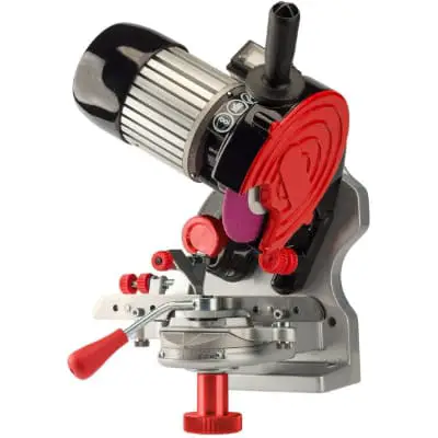 Oregon 410-120 Bench or Wall Mounted Saw Chain Grinder,red