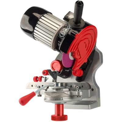 Oregon 410-120 Bench or Wall Mounted Saw Chain Grinder,red