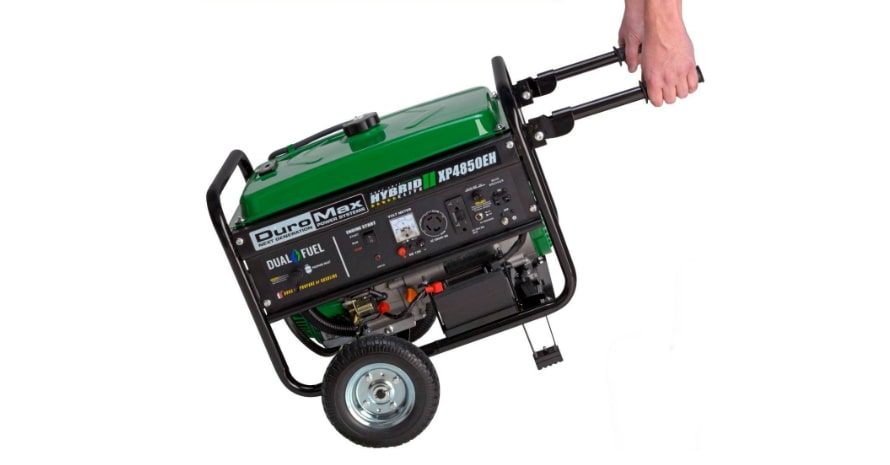 DuroMax XP4850EH Portable Generator Green