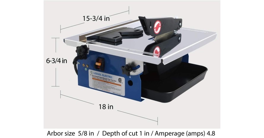 Leegol Electric saw dimensions