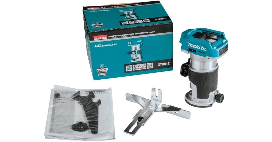 Makita XTR01Z whats in package