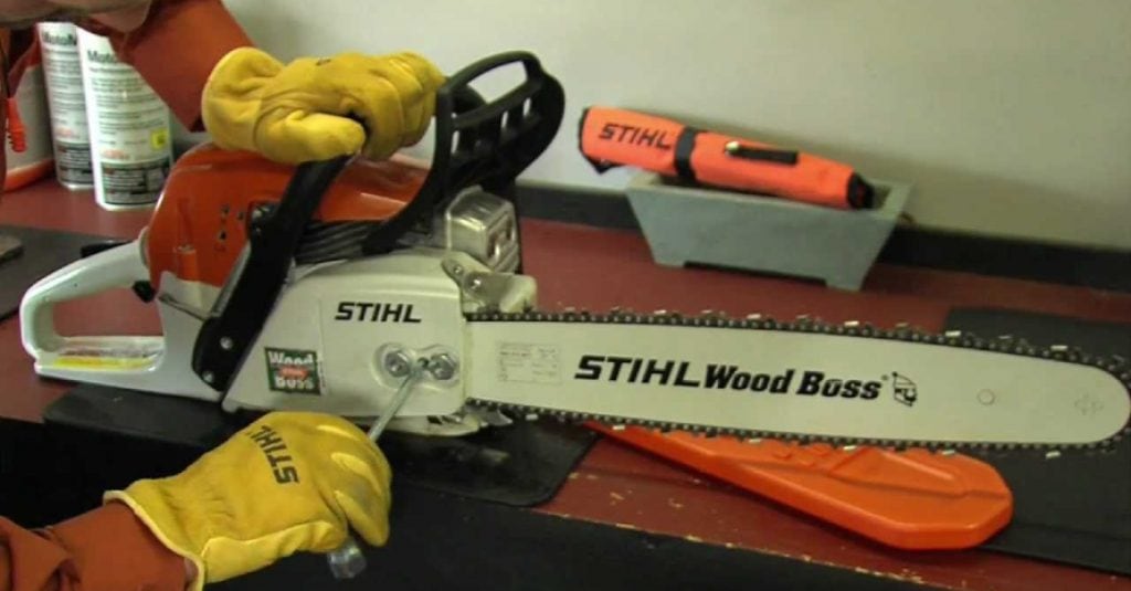 Adjust Chainsaw Chain Stihl