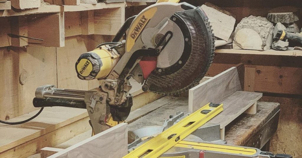 DeWalt Miter Saw at Work