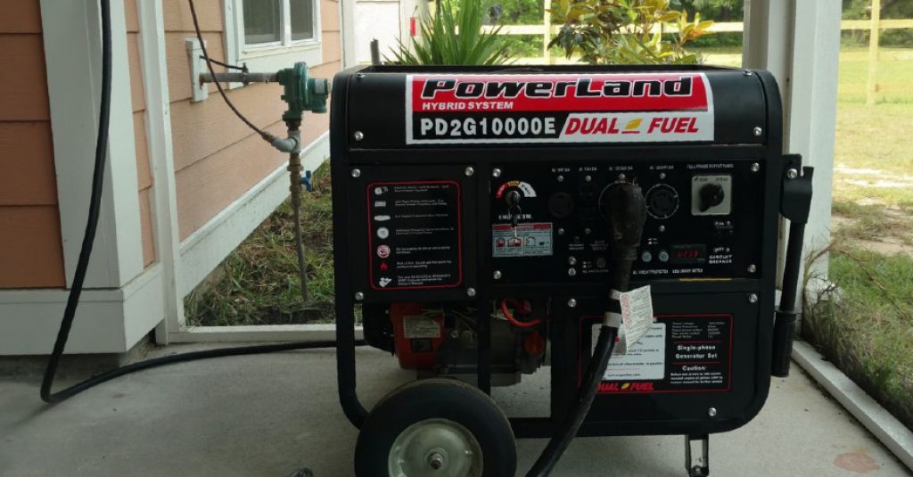 Powerland Generator dual fuel