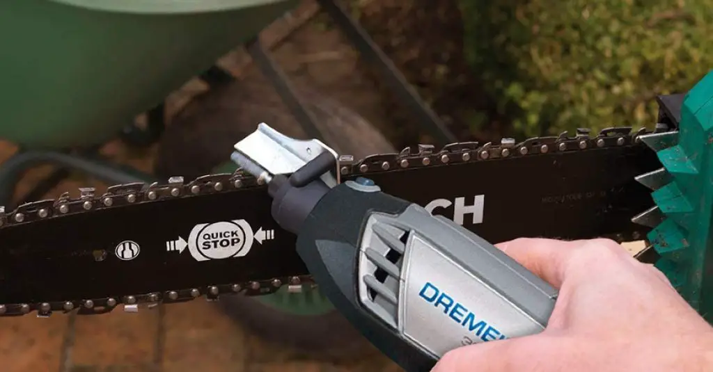 Sharpen a Chainsaw With Dremel