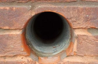 Straight Hole in brick wall