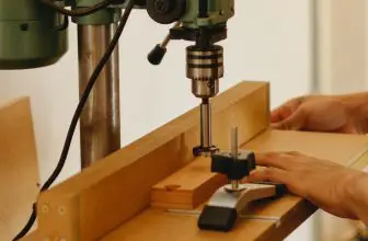 Working with a drill press