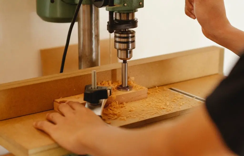 Rules for working with a drill press