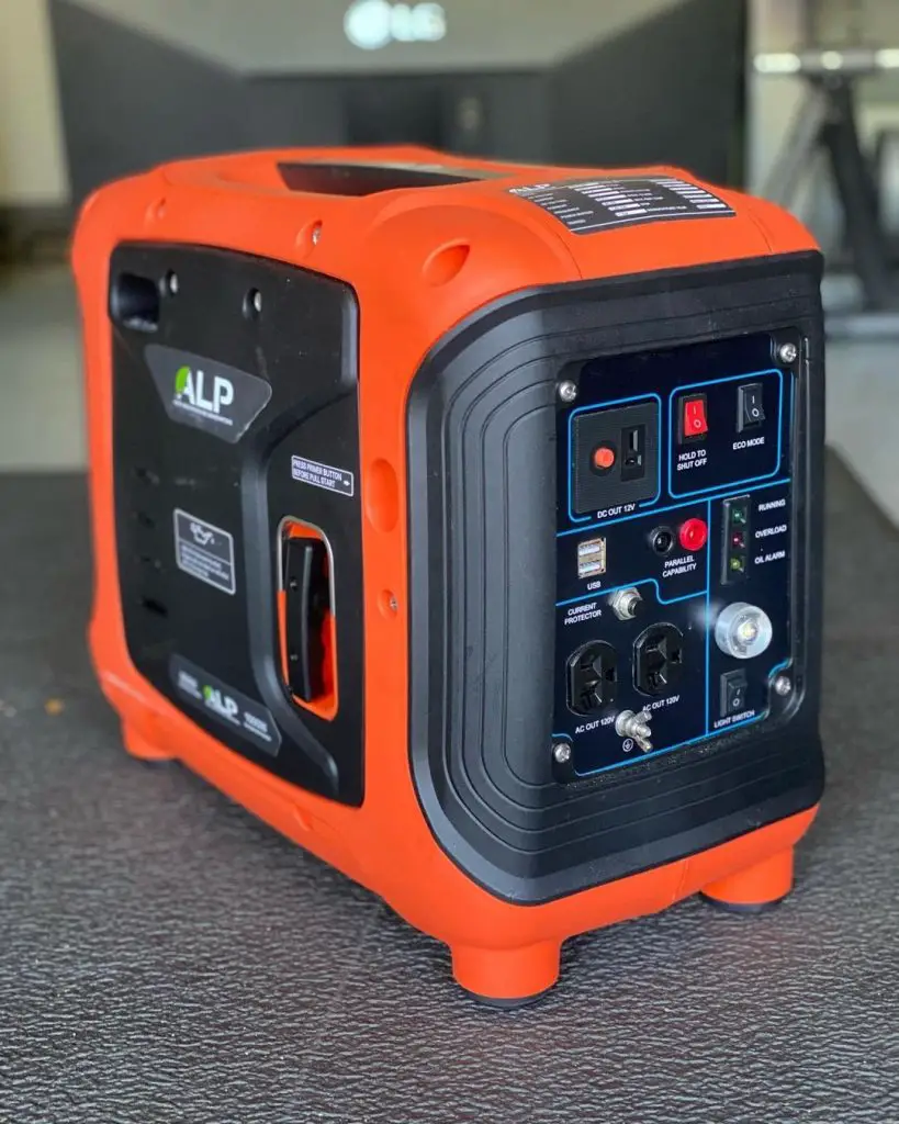 Compact orange indoor generator