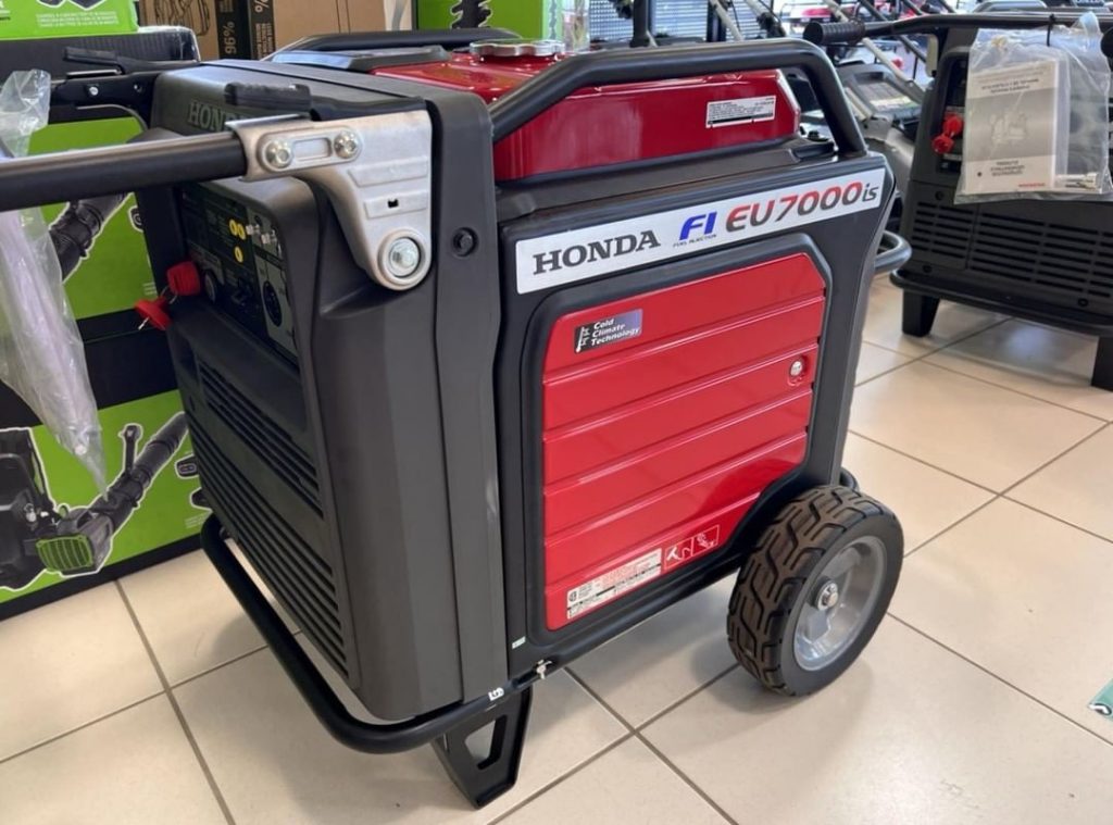 Red portable indoor generator