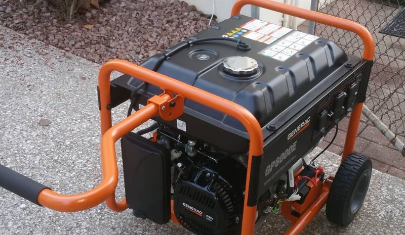 Generator in the garden