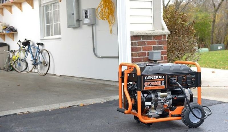 Generator near the house