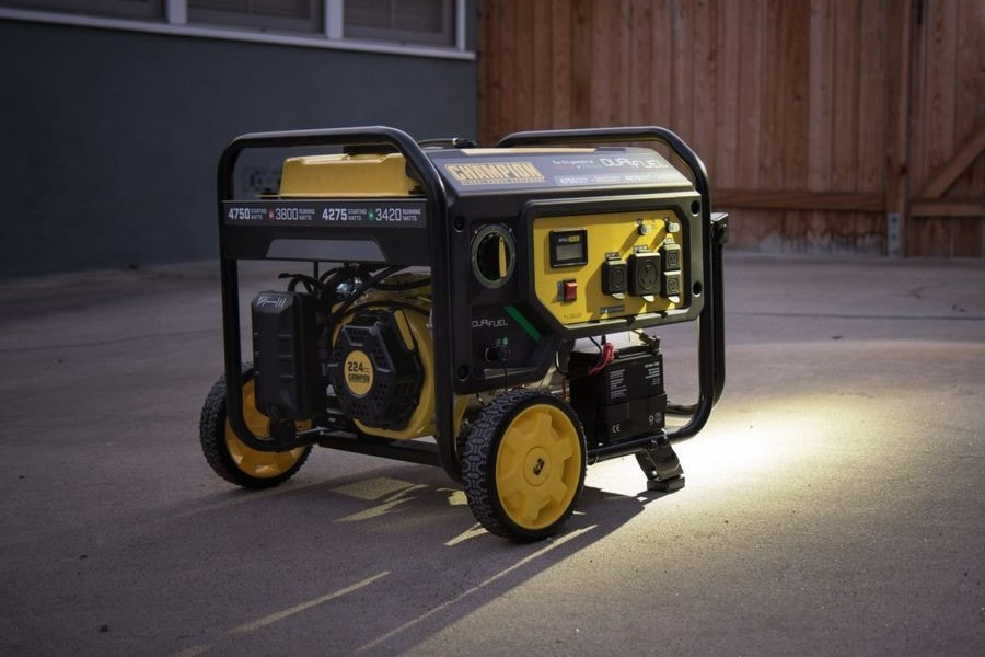 generator champion black and yellow