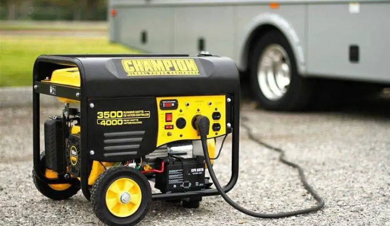 Generator connecting for RV