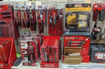 Stand with Craftsman tools