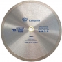 Kingthai 10* Continuous Rim Diamond Saw Blade for Cutting Porcelain Tiles Ceramic,Wet Cutting,7/8*-5/8* Arbor