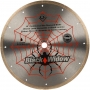 QEP 6-1008BW Black Widow 10* Wet Tile Saw Micro-Segmented Diamond Blade for Porcelain, Marble, Granite & Ceramic Tile, 5/8* Arbor, Wet Cutting, 6115 Maximum Rpm